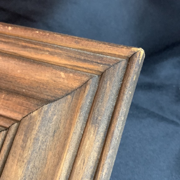 Vintage acrylic / oil painting - fruit and pitcher on wood - Picture 8 of 9